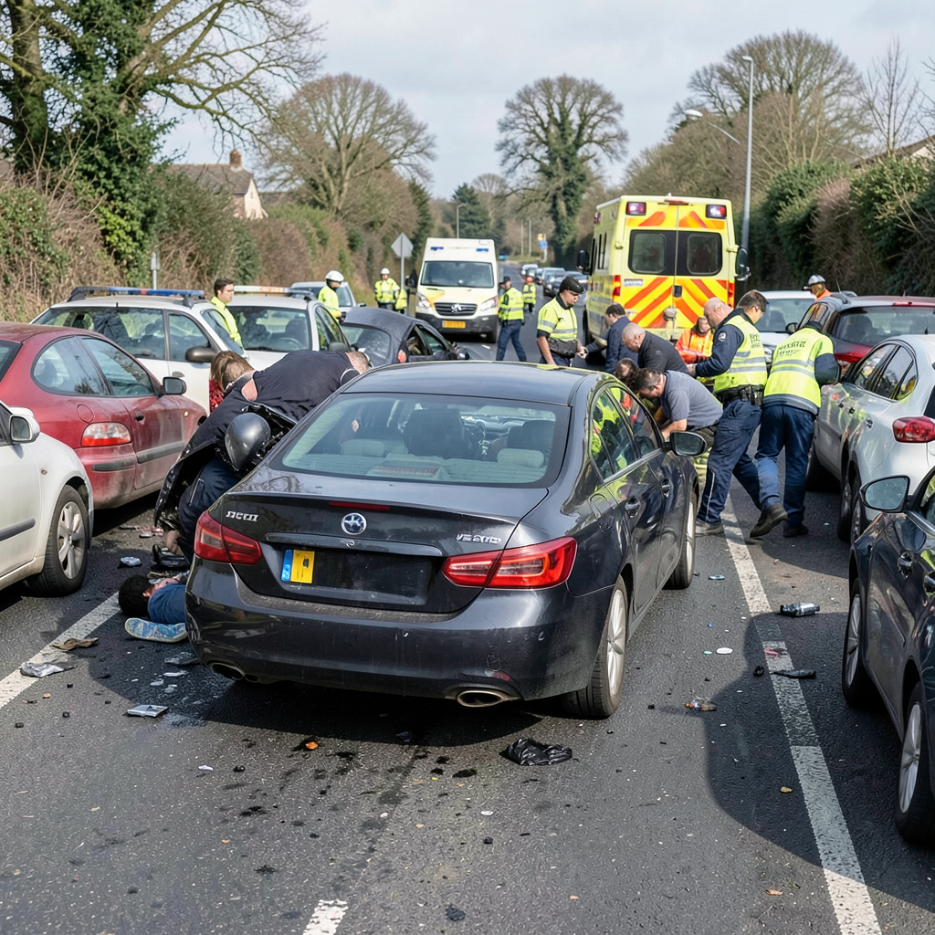 Four people hurt in Chadwell Heath collision, taken to medical care